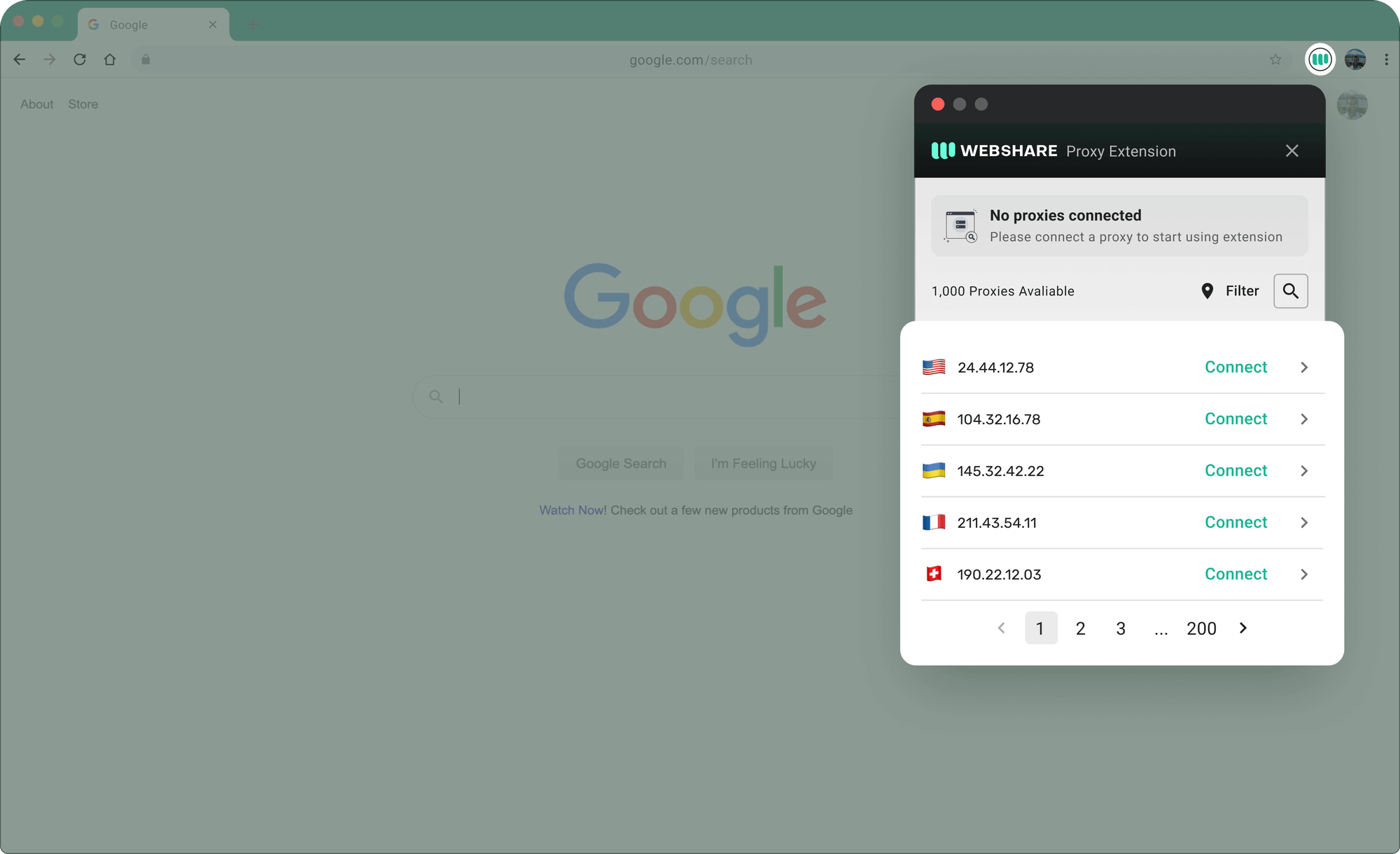 Free chrome proxy extension